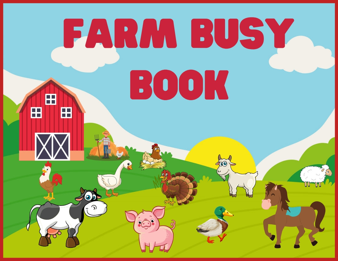 Farm book for kids™ | Busy book For toddlers